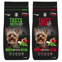 TASTY DOGS LIFE Sucha karma dla psa ras mini jagnięca 1,5kg + wołowa 1,5kg
