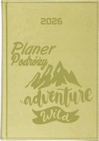 KALENDARZ A5 2026 dzienny KSIĄŻKOWY z grawerem PLANER PODRÓŻY TWÓJ NAPIS