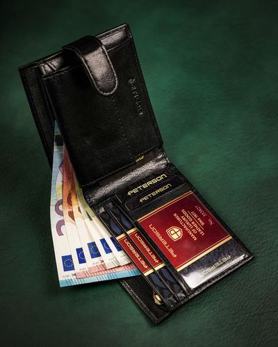 duży portfel męski z systemem rfid protect - peterson na Arena.pl