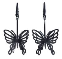 Kpl.2 fotoklipów z czarnym motylem