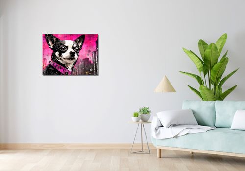 Obraz 70x50cm Mały Psiak o Dużej Duszy na Arena.pl