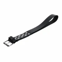 sportsheets edge leather belt spanker czarny - skorzany pas z klamrą