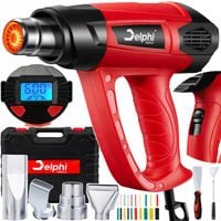 OPALARKA ELEKTRYCZNA LCD DWA BIEGI REGULACJA TEMP 600°C +4 DYSZE