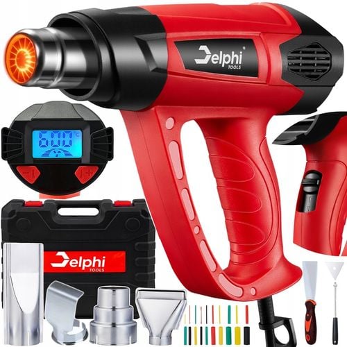 OPALARKA ELEKTRYCZNA LCD DWA BIEGI REGULACJA TEMP 600°C +4 DYSZE na Arena.pl