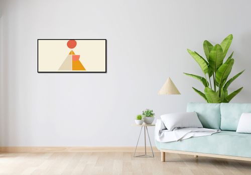 Plakat 91,3x44,5cm Piramida Równowagi na Arena.pl
