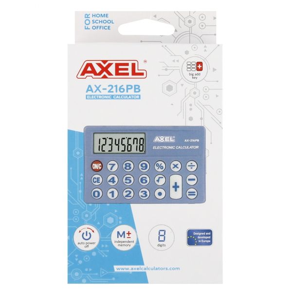 kalkulator axel ax-216 526702 zdjęcie 5