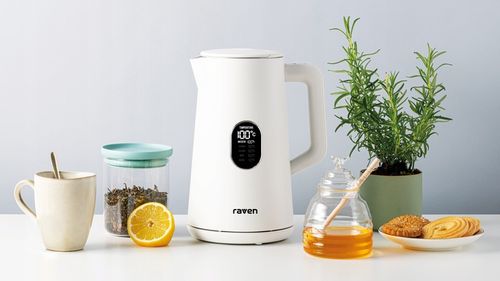 Biały Czajnik elektryczny RAVEN 1,5 W 1800 W na Arena.pl