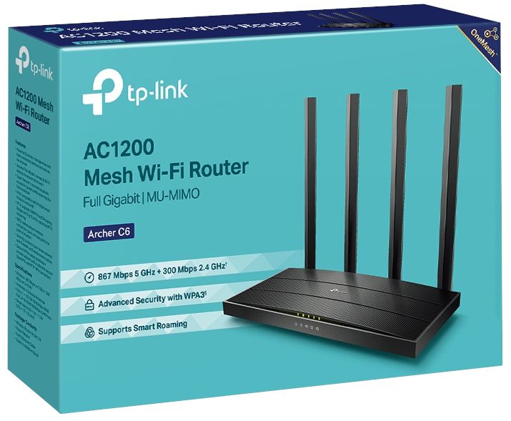 Router TP-Link Archer C6 AC1200 DualBand ONE-MESH zdjęcie 4