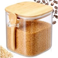 Pojemnik Kuchenny do Produktów Sypkich na Kawę Makaron Cukier Musli 0,75L