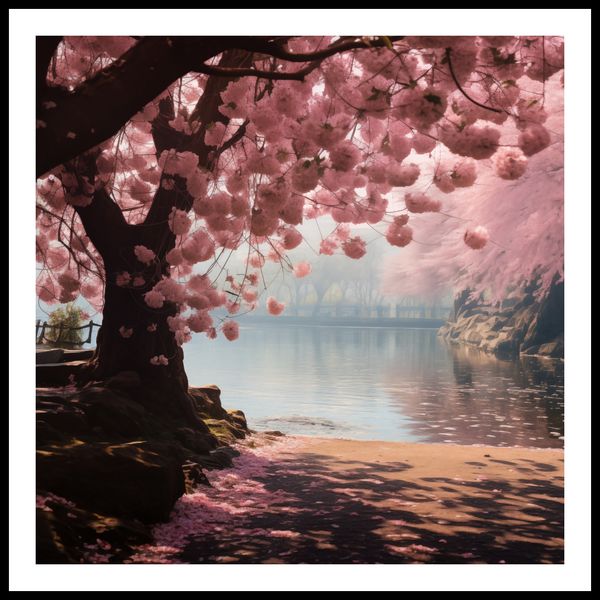 Plakat 90x90cm Spokój Sakury zdjęcie 3