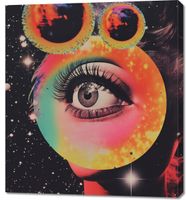 Obraz 90x100cm Oko w Kosmosie