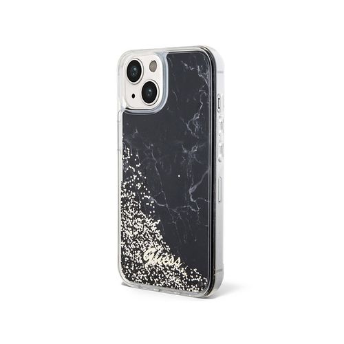 Guess Liquid Glitter Marble - Etui iPhone 14 (Czarny) na Arena.pl