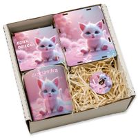 Prezent Na Dzień Dziecka Zestaw Z Imieniem Kubek Gra Skarbonka Spinner