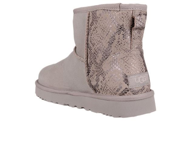 ugg classic mini metallic snake