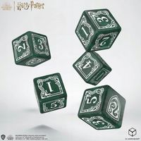 2X Zestaw kości i mieszek Q-Workshop Harry Potter Slytherin