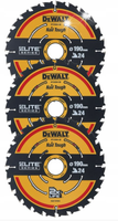 3x tarcza do drewna 190x30 mm ELITE DeWALT DT10399