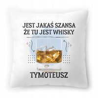 Poduszka Dla Tymoteusza Na Urodziny Ze Zdjęciem Na Prezent Biała 40X40 Cm