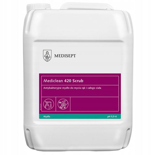 Mediclean 420 Scrub MEDISEPT Antybakteryjne mydło do mycia rąk i ciała 5L na Arena.pl