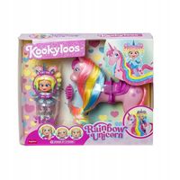 KOOKYLOOS Rainbow Unicorn tęczowy jednorożec + laleczka Iris, figurki