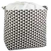 Duży kosz 40x50x45cm składany na pranie zabawki zamykany pojemność 90L