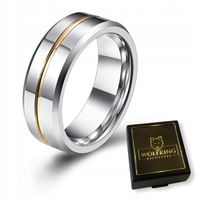 OBRĄCZKA PIERŚCIEŃ z Wolframu WOLFRING EU25 US11