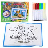 Tablica Do Malowania DIY Magiczna Płótno Pisaki Zmywalne