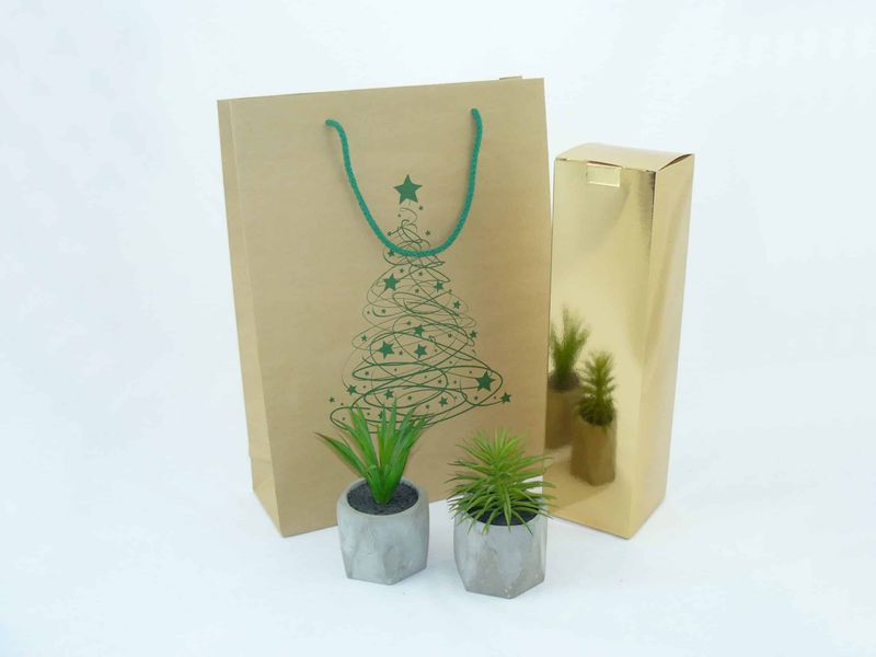 Torby świąteczne 30 x 10 x 40 cm choinka zdjęcie 3