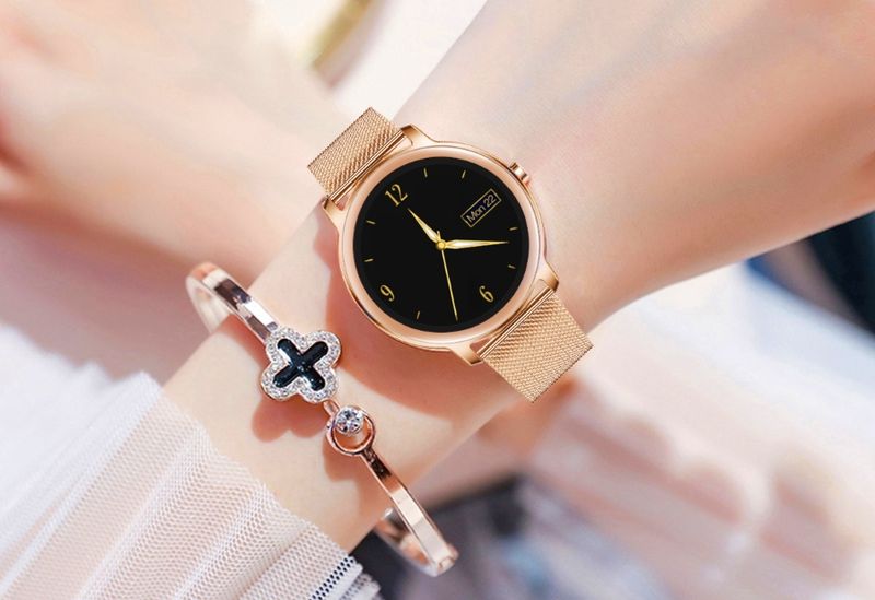 smartwatch damski rubicon rnbe66 black smarub124 zdjęcie 11