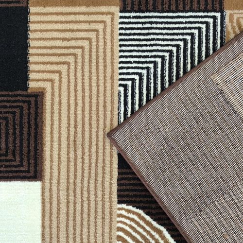 Dywan BCF Alfa 18 brązowy 80 x 150 cm na Arena.pl