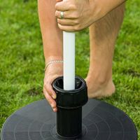 PODSTAWA PARASOLA STOJAK OGRODOWY PARASOL OBCIĄŻENIE WODĄ PIASKIEM