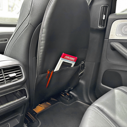 2X OSŁONA NA TYŁ FOTELA Z KIESZENIĄ MATA NIEPRZEMAKALNA OCHRANIACZ POKROWIE na Arena.pl