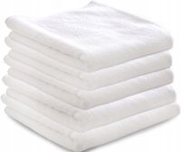 KOMPLET RĘCZNIKÓW 5 x 70X140 HOTELOWE KĄPIELOWE PREMIUM BIAŁE RĘCZNIK 500 G
