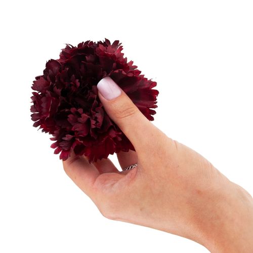 Goździk Wyrobowy Główka Kwiatu Sztuczne Kwiaty Jak Żywe Do Stroików Bordowy na Arena.pl