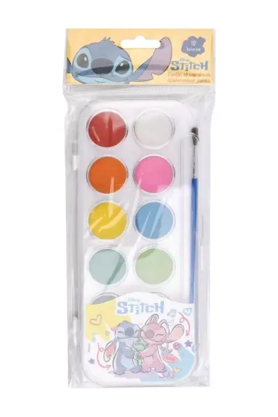 Farby Akwarelowe 12 Kolorów Stitch zdjęcie 1