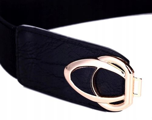 Złoty Elastyczny Modny Pasek Do Sukienki Damski na Arena.pl