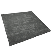 Dywan 200 x 200 cm ciemnoszary DEMRE