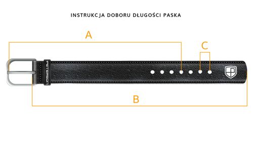 pasek pu 35 mm ptn 042277-125 black na Arena.pl