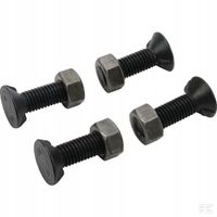 Zestaw Śrub 4 szt. M12x40 mm 2-noskowa + nakrętki