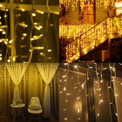 GIRLANDA LED ŚWIĄTECZNA 5M 150 LAMPEK KURTYNA DO DOMU WNĘTRZA NA ZEWNĄTRZ na Arena.pl