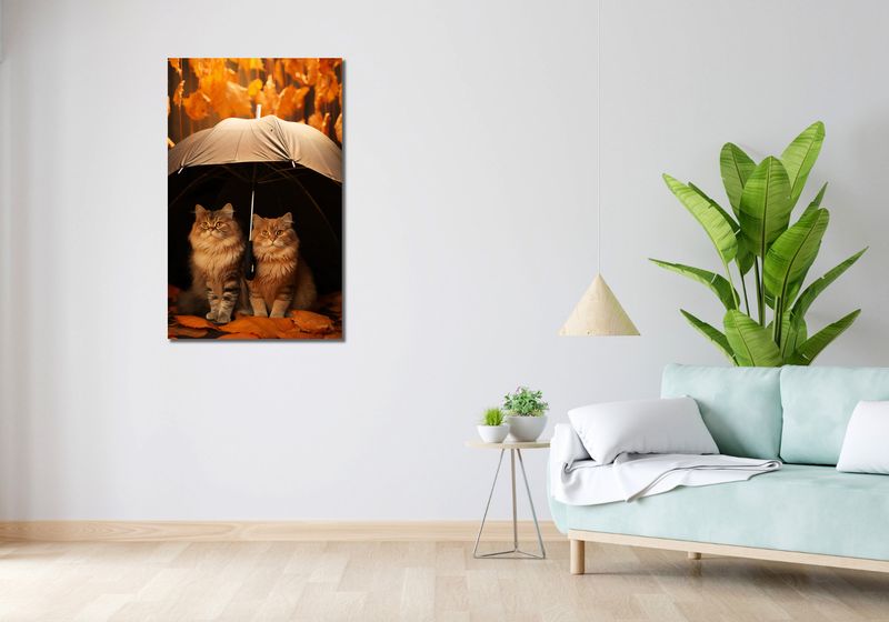 Obraz 60x100cm Jesienny Koci Schron zdjęcie 2