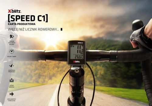 Licznik rowerowy Xblitz SPEED C1 na Arena.pl