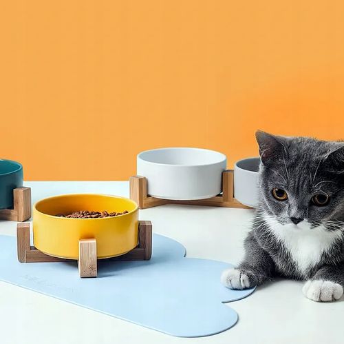 Miska Dla Psa Kota Podwójna Ceramiczna 2 X 400Ml na Arena.pl