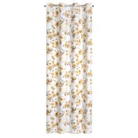 Zasłona na przelotkach CAREN 140x250 biała + beżowa