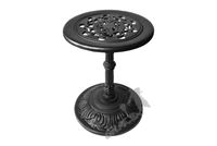 MINI STOLIK H07 - NISKI Z BLATEM KORONKOWYM ŻELIWNY