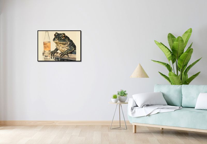 Plakat 70x50cm Refleksje Błotniaka zdjęcie 4