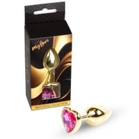 Mylove Toys - Jewellery Gold  Heart Plug- Pink