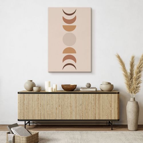 Obraz Na Płótnie Do Salonu Słońce Księżyc Abstrakcja Styl Boho 40cm x 60cm na Arena.pl