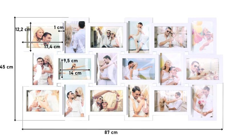 Fotoramka na 18 zdjęć Morka biała zdjęcie 10
