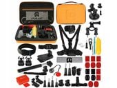 Zestaw uchwytów i mocowań Puluz PKT26 Combo Kits (53 in1) orange