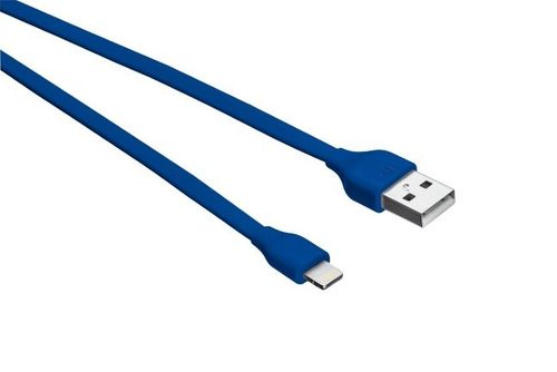 Trust Kabel UrbanRevolt Flat Lightning 1m - niebieski na Arena.pl